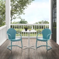 Tulip 3pc Outdoor Bistro Set With Table & 2 Chairs - Blue - Crosley 15 Tulip 3pc Outdoor Bistro Set With Table & 2 Chairs - Blue - Crosley -Cheap Crosley Store GUEST 0088e9c3 3d93 4560 aa43 e6acf051c5f3