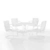 Bates 5pc Outdoor Dining Set - White - Crosley