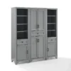 3pc Tara Pantry Set - Pantry And 2 Linen Cabinets - Crosley