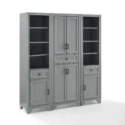 3pc Tara Pantry Set - Pantry And 2 Linen Cabinets - Crosley
