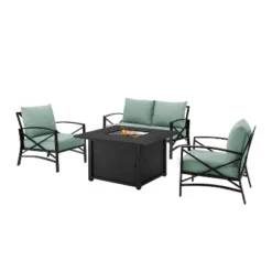 Kaplan 4pc Outdoor Conversation Set With Dante Fire Table - Mist - Crosley 20 Kaplan 4pc Outdoor Conversation Set With Dante Fire Table - Mist - Crosley -Cheap Crosley Store GUEST 02ecee84 62e0 4af0 99a6 623819f76c17