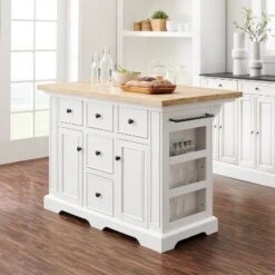 Julia Wood Top Kitchen Island - Crosley