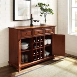 Alexandria Sideboard Cabinet With Wine Storage Cherry - Crosley 11 Alexandria Sideboard Cabinet With Wine Storage Cherry - Crosley -Cheap Crosley Store GUEST 06d52dd9 b9cd 4168 a06d 7f57db1dd655