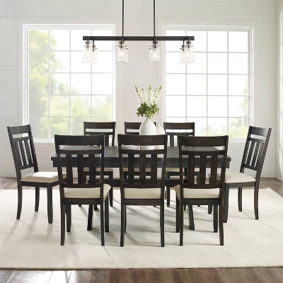 9pc Hayden Extendable Dining Set Gray - Crosley 8 9pc Hayden Extendable Dining Set Gray - Crosley - Image 8