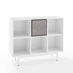 35.88" Liam 6 Cube Record Storage Bookcase With Speaker - Crosley -Cheap Crosley Store GUEST 0898e777 2242 47cc a9aa 6bd784b642b0