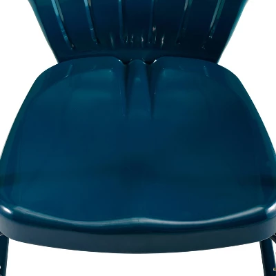 Ridgeland 2pk Outdoor Chairs - Navy - Crosley 9 Ridgeland 2pk Outdoor Chairs - Navy - Crosley - Image 9