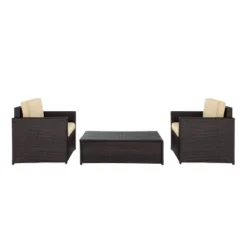 Palm Harbor 3pc Outdoor Wicker Seating Set - Sand - Crosley 12 Palm Harbor 3pc Outdoor Wicker Seating Set - Sand - Crosley -Cheap Crosley Store GUEST 09ada79c 7da9 4888 90fb 88b85bd931de