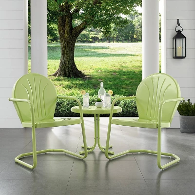 Griffith 3pc Outdoor Conversation Set - Key Lime - Crosley -Cheap Crosley Store GUEST 0bae92cc 83dd 406f b6ae 7b65c2a27c5d