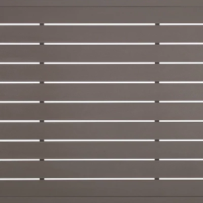 Cali Bay Outdoor Metal Coffee Table - Light Brown - Crosley 3 Cali Bay Outdoor Metal Coffee Table - Light Brown - Crosley - Image 3