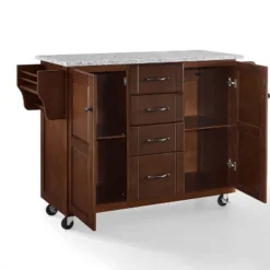 Eleanor Granite Top Kitchen Cart Mahogany/Gray - Crosley 22 Eleanor Granite Top Kitchen Cart Mahogany/Gray - Crosley -Cheap Crosley Store GUEST 0d648223 854b 4719 941d a2f157dd08ac