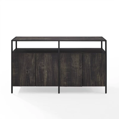 Jacobsen TV Stand For TVs Up To 55" Dark Gray - Crosley 6 Jacobsen TV Stand For TVs Up To 55" Dark Gray - Crosley - Image 6