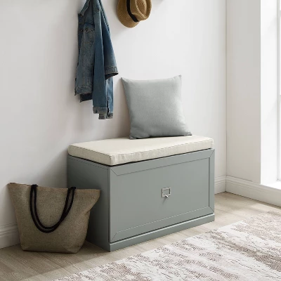 Harper Entryway Storage Bench - Crosley 1 Harper Entryway Storage Bench - Crosley