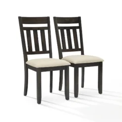 Set Of 2 Hayden Slat Back Dining Chairs Slate - Crosley -Cheap Crosley Store GUEST 0f47e6a9 9dac 4223 985b 5140dcf7e323