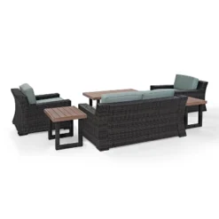 Beaufort 6pc Outdoor Wicker Conversation Set - Mist - Crosley 13 Beaufort 6pc Outdoor Wicker Conversation Set - Mist - Crosley -Cheap Crosley Store GUEST 13dd743f 7daf 4bd7 b363 d6445b2fe609