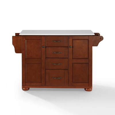 Eleanor Granite Top Kitchen Island Mahogany - Crosley 8 Eleanor Granite Top Kitchen Island Mahogany - Crosley - Image 8