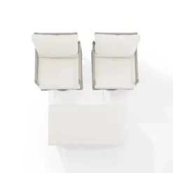 3pc Thatcher Outdoor Steel Conversation Set Creme/Driftwood - Crosley 23 3pc Thatcher Outdoor Steel Conversation Set Creme/Driftwood - Crosley -Cheap Crosley Store GUEST 15d821f1 4e94 4925 bbd5 2f8151257f40