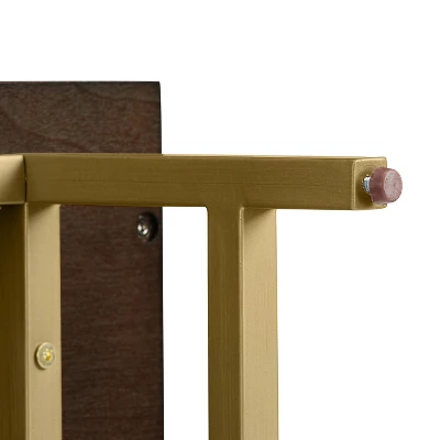 Blair Bar Cabinet Dark Brown/Gold - Crosley 10 Blair Bar Cabinet Dark Brown/Gold - Crosley - Image 10