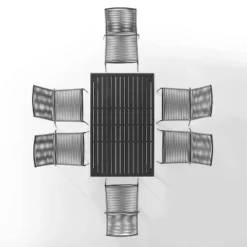 Fenton 7pc Outdoor Wicker/Metal Dining Set - Gray/Matte Black - Crosley 14 Fenton 7pc Outdoor Wicker/Metal Dining Set - Gray/Matte Black - Crosley -Cheap Crosley Store GUEST 168abbd2 7ee3 48f8 8ce1 8ccd3deb6c54