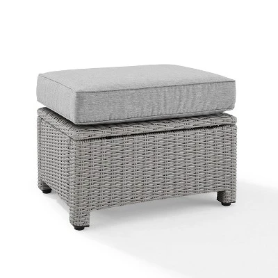 Bradenton Outdoor Wicker Ottoman - Crosley 9 Bradenton Outdoor Wicker Ottoman - Crosley - Image 9