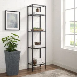 73" Aimee Narrow Etagere Oil Rubbed Bronze - Crosley -Cheap Crosley Store GUEST 17cb520d 82ed 4cd1 be3d 40232852c0ec