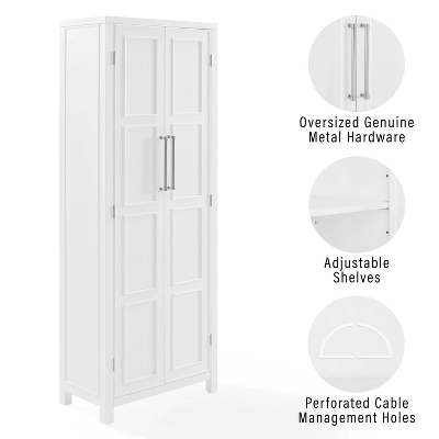 Cutler Storage Pantry White - Crosley 4 Cutler Storage Pantry White - Crosley - Image 4