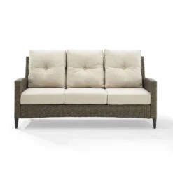 Rockport Outdoor Wicker High Back Sofa - Oatmeal/Light Brown - Crosley 14 Rockport Outdoor Wicker High Back Sofa - Oatmeal/Light Brown - Crosley -Cheap Crosley Store GUEST 1e14f081 3b4d 43fa 8788 e56350e076c9