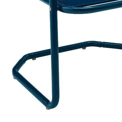 Brighton 2pc Metal Chair Set - Navy - Crosley 5 Brighton 2pc Metal Chair Set - Navy - Crosley - Image 5