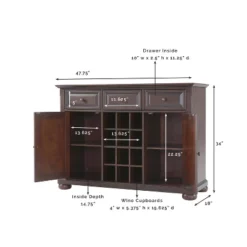 Crosley Alexandria Buffet - Vintage Mahogany -Cheap Crosley Store GUEST 1f0e78ad 1678 47f1 89d0 c3baaab171c8