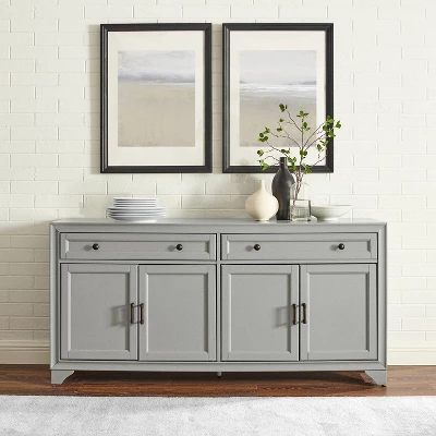 Tara Sideboard Distressed Gray - Crosley 2 Tara Sideboard Distressed Gray - Crosley - Image 2