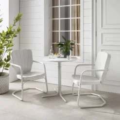 Ridgeland 3pc Outdoor Bistro Set With Table & 2 Chairs - White - Crosley 13 Ridgeland 3pc Outdoor Bistro Set With Table & 2 Chairs - White - Crosley -Cheap Crosley Store GUEST 217a26b8 bfe3 44ae 89d4 176d626b9b35