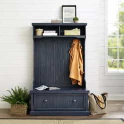 Seaside Hall Tree Distressed Navy - Crosley -Cheap Crosley Store GUEST 225c0d8d 7ae5 4655 9bdb 45745cc00531
