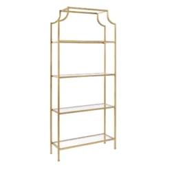 80.5" Aimee Etagere Gold - Crosley 10 80.5" Aimee Etagere Gold - Crosley -Cheap Crosley Store GUEST 23a071c3 f11b 4670 b710 6807b7935b08