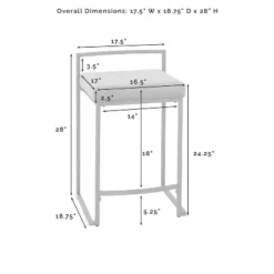 Set Of 2 Harlowe Barstools - Crosley -Cheap Crosley Store GUEST 2510ffc1 f2b6 40d0 af17 c4a1f282eeef 1