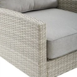 Capella 5pc Outdoor Wicker Sofa Set - Gray - Crosley -Cheap Crosley Store GUEST 258aad3e 7966 49b2 9095 7b30ac7e1106