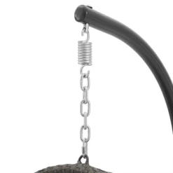 Tess Indoor/Outdoor Wicker Hanging Egg Chair - Gray/Driftwood - Crosley -Cheap Crosley Store GUEST 261899e8 604b 45e1 a3d4 18c1a431311f