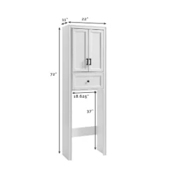 Tara Space Saver Cabinet Over The Toilet Etagere White - Crosley -Cheap Crosley Store GUEST 273ce605 866e 4784 830b 33b1e7516d8b