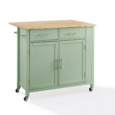Savannah Wood Top Drop Leaf Kitchen Island/Cart - Crosley 19 Savannah Wood Top Drop Leaf Kitchen Island/Cart - Crosley - Image 19