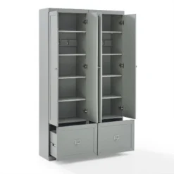 2pc Harper Entryway Set With 2 Pantry Closets Gray - Crosley -Cheap Crosley Store GUEST 27e13ebc 64cb 4c9f 89f0 ef11c2f5d4fc