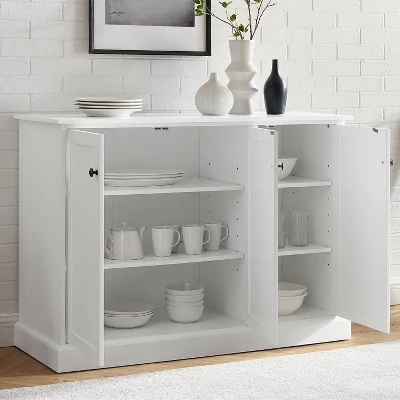 Shoreline Sideboard White - Crosley 3 Shoreline Sideboard White - Crosley - Image 3