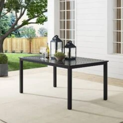 Kaplan Rectangle Outdoor Dining Table Oil Rubbed Bronze - Crosley -Cheap Crosley Store GUEST 2a954bb9 6b60 4cf9 b0c0 60f87ba2f992