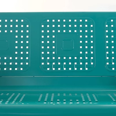 Bates Outdoor Sofa Glider - Turquoise - Crosley 9 Bates Outdoor Sofa Glider - Turquoise - Crosley - Image 9