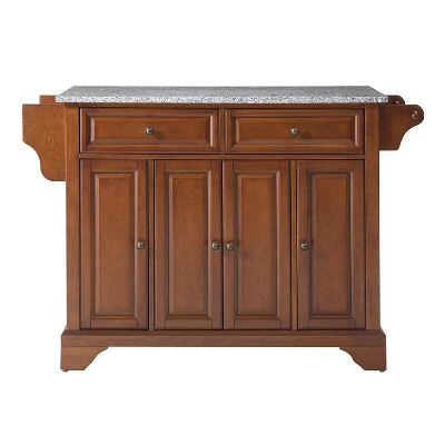 Lafayette Gray Granite Top Full Size Kitchen Island/Cart - Crosley 3 Lafayette Gray Granite Top Full Size Kitchen Island/Cart - Crosley - Image 3
