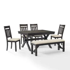 Hayden 6pc Extendable Dining Set With Bench And 4 Slat Back Chairs Slate - Crosley 25 Hayden 6pc Extendable Dining Set With Bench And 4 Slat Back Chairs Slate - Crosley -Cheap Crosley Store GUEST 2dbbbcd6 7da3 41c6 b058 076618786516