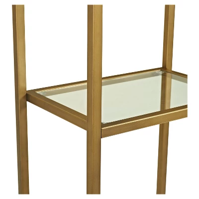 73" Aimee Narrow Etagere - Crosley 3 73" Aimee Narrow Etagere - Crosley - Image 3