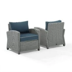 Bradenton 2pc Outdoor Wicker Armchair Set - Crosley -Cheap Crosley Store GUEST 2e1e86e5 00b5 4c2c 88a8 7c766491da6b