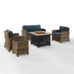Crosley 5pc Bradenton Steel Outdoor Patio Fire Pit Furniture Set -Cheap Crosley Store GUEST 2edabb43 5eb4 4049 94c2 5150cbd4ddce