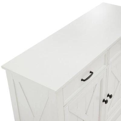 Clifton Sideboard Distressed White - Crosley 8 Clifton Sideboard Distressed White - Crosley - Image 8
