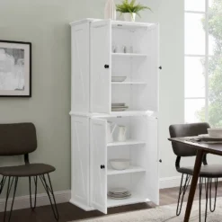 2pc Clifton Tall Pantry White - Crosley -Cheap Crosley Store GUEST 30e487ac 625d 4d87 a01f 83a44d014c0c
