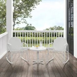 Griffith 3pc Outdoor Rocking Chair Set - White - Crosley 11 Griffith 3pc Outdoor Rocking Chair Set - White - Crosley -Cheap Crosley Store GUEST 3104a674 11c7 4beb 966c 1c69d3e51516