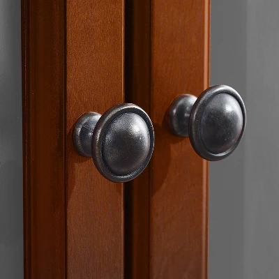 Alexandria Corner TV Stand For TVs Up To 52" Cherry - Crosley 7 Alexandria Corner TV Stand For TVs Up To 52" Cherry - Crosley - Image 7